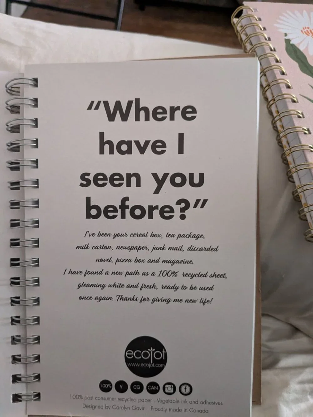 Paris Motif Ecojet Planner/Journal